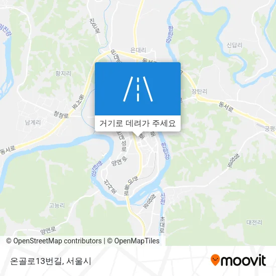 온골로13번길 지도