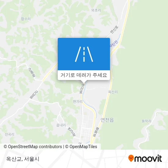 옥산교 지도