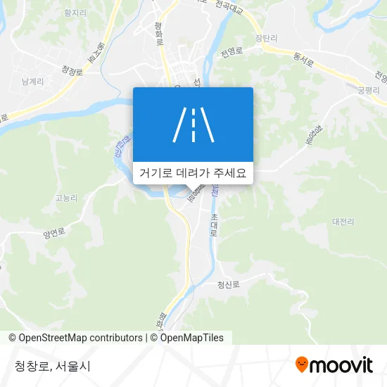 청창로 지도