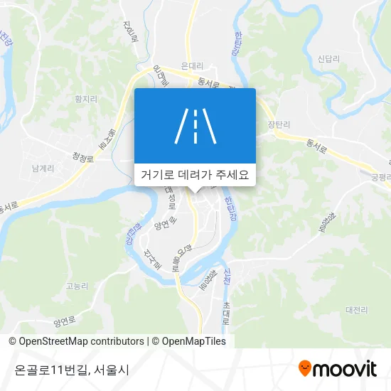 온골로11번길 지도
