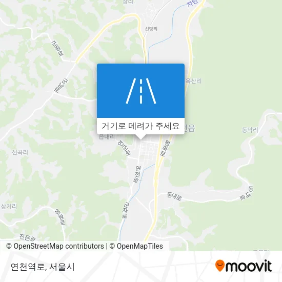 연천역로 지도