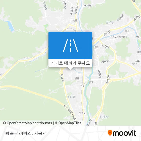 범골로74번길 지도