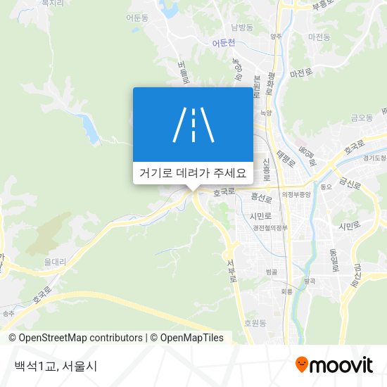 백석1교 지도