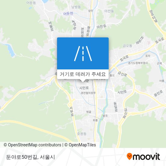 둔야로50번길 지도