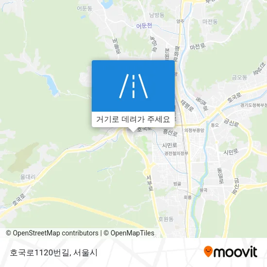 호국로1120번길 지도
