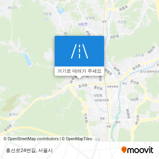 흥선로24번길 지도