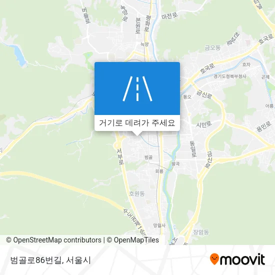 범골로86번길 지도