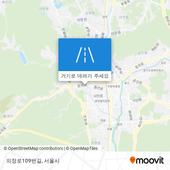 의정로109번길 지도