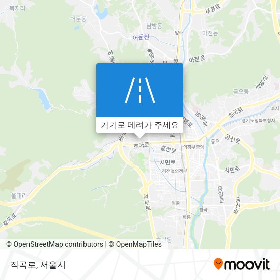 직곡로 지도