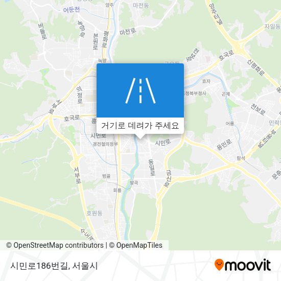 시민로186번길 지도