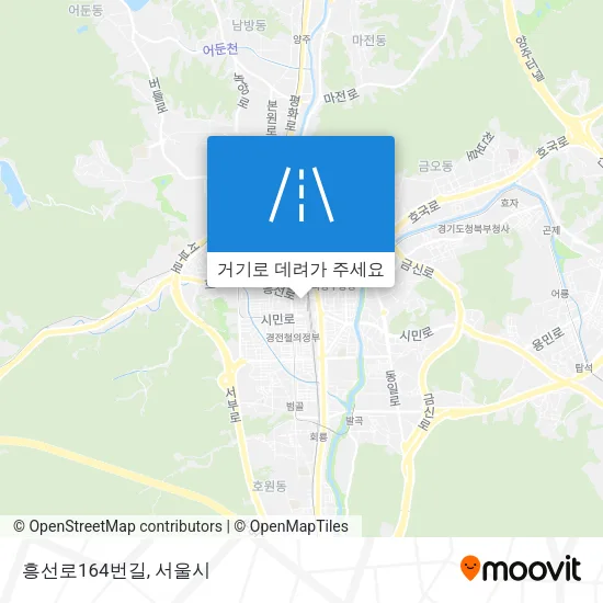 흥선로164번길 지도