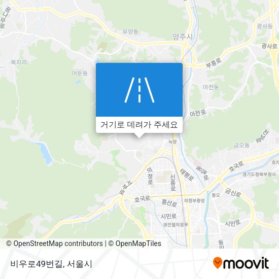 비우로49번길 지도