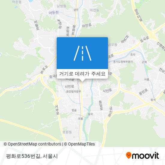 평화로536번길 지도