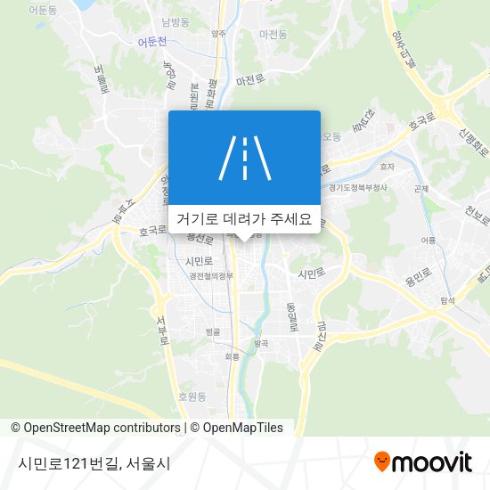 시민로121번길 지도