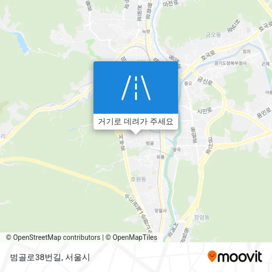범골로38번길 지도