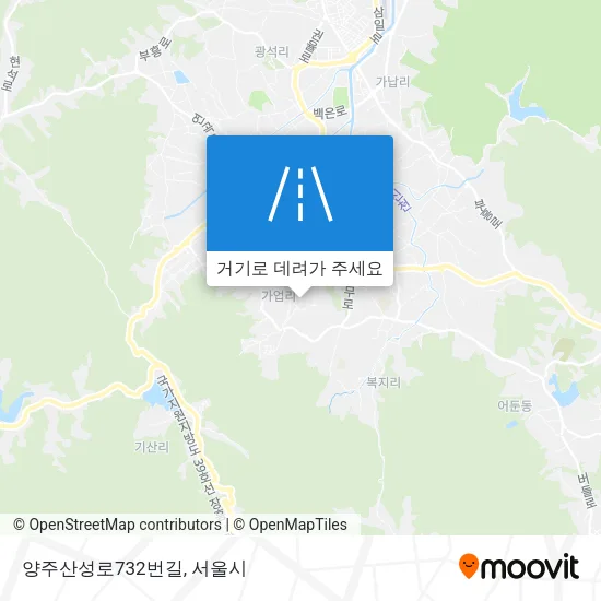 양주산성로732번길 지도