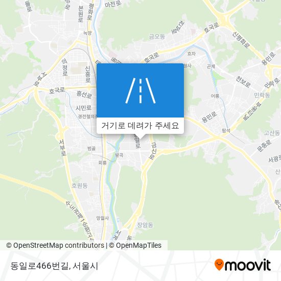 동일로466번길 지도