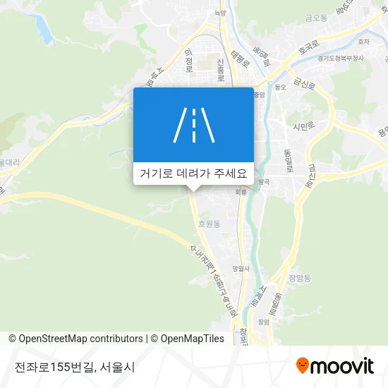 전좌로155번길 지도