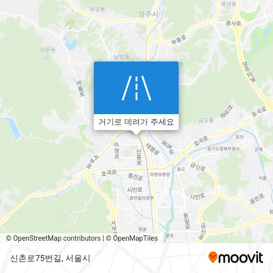 신촌로75번길 지도