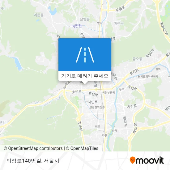 의정로140번길 지도