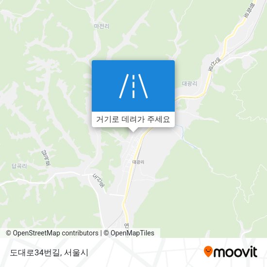 도대로34번길 지도