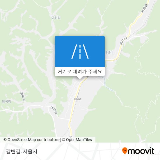 강변길 지도