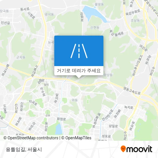 용틀임길 지도