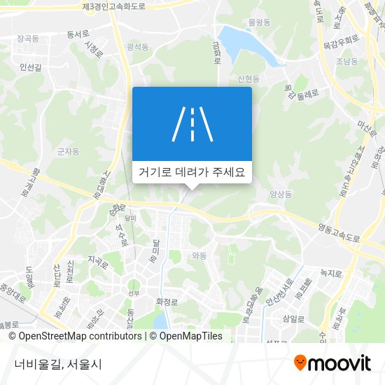 너비울길 지도