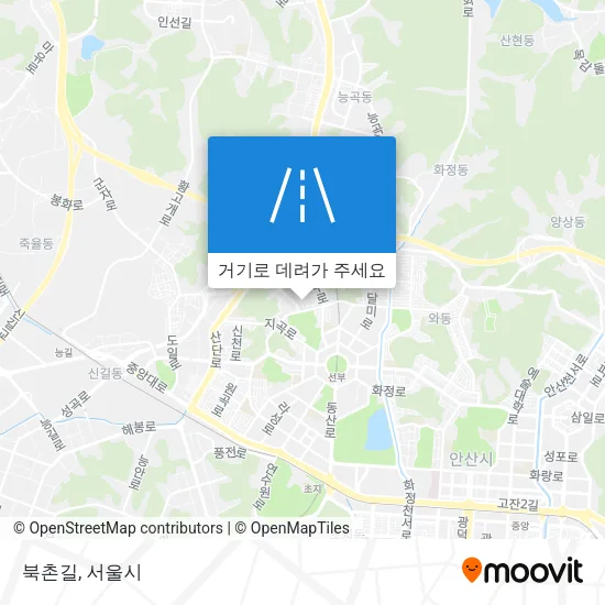 북촌길 지도