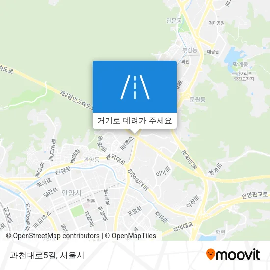 과천대로5길 지도