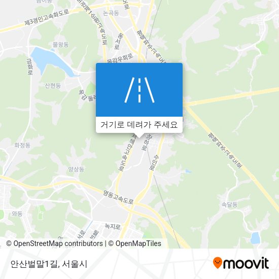 안산벌말1길 지도