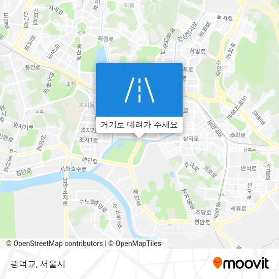 광덕교 지도