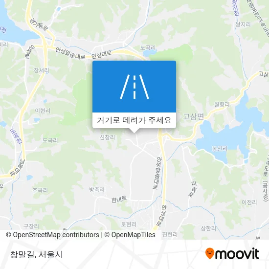 창말길 지도