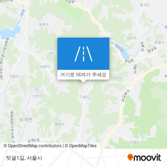 텃골1길 지도