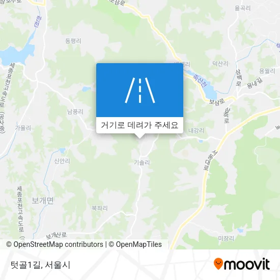 텃골1길 지도
