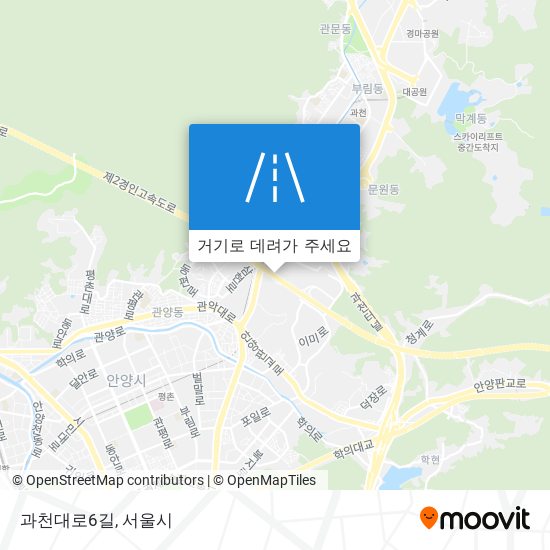 과천대로6길 지도