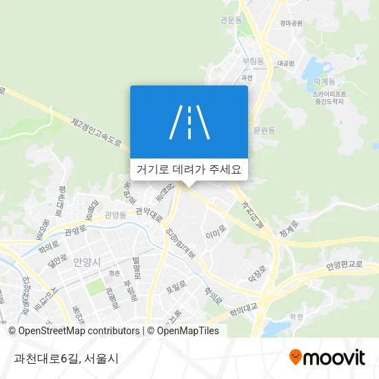 과천대로6길 지도