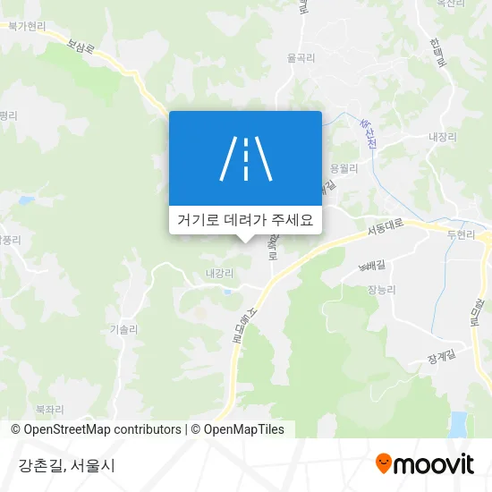 강촌길 지도