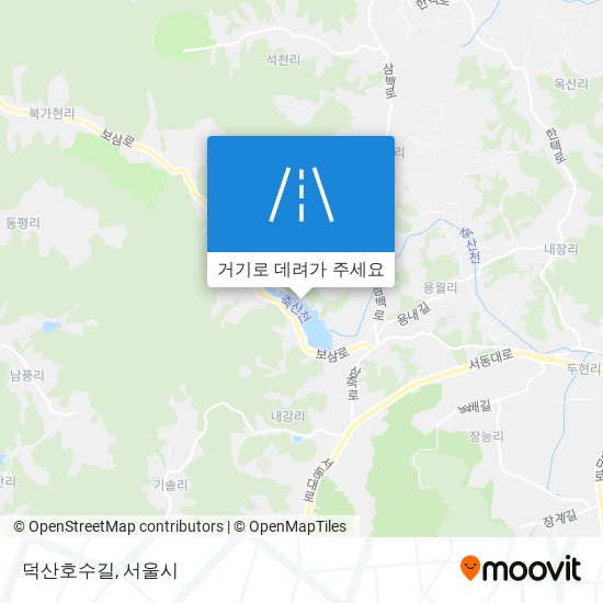 덕산호수길 지도