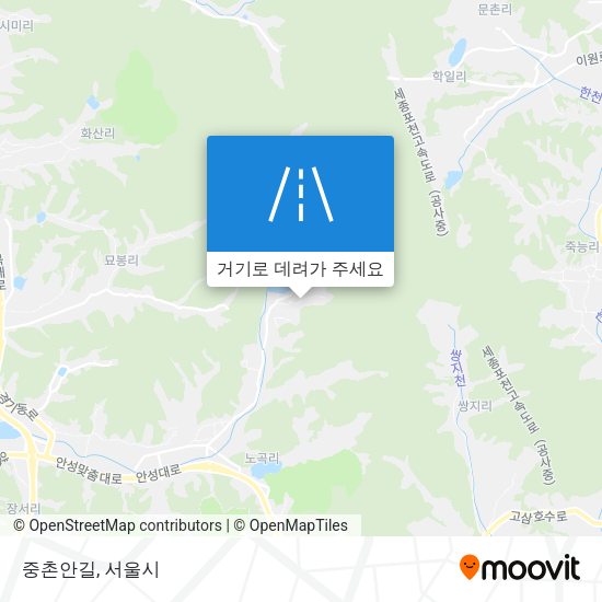 중촌안길 지도