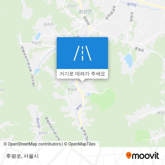 후평로 지도