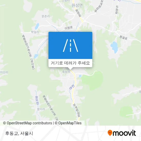 후동교 지도