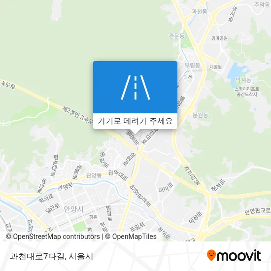과천대로7다길 지도