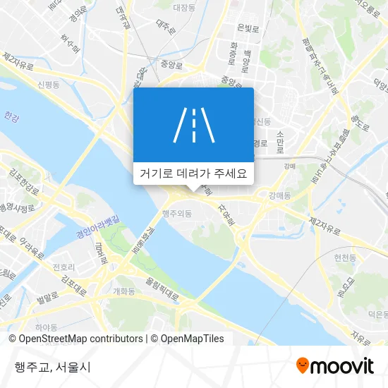 행주교 지도