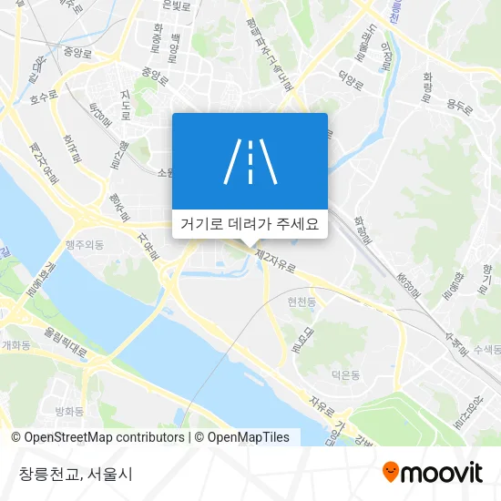 창릉천교 지도