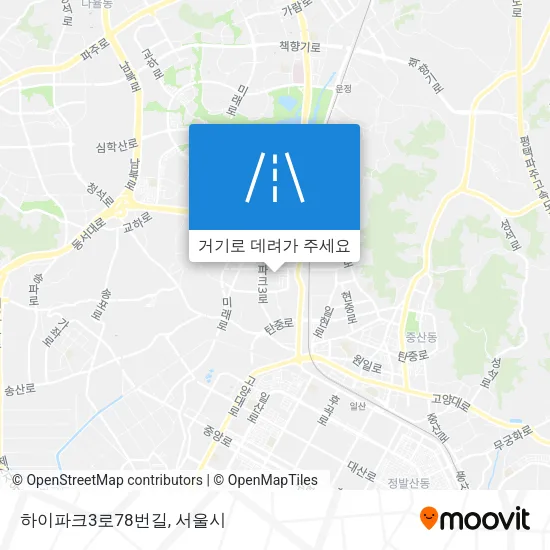 하이파크3로78번길 지도