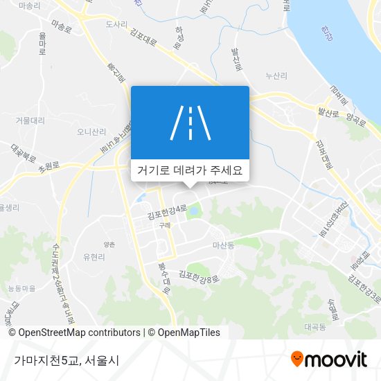가마지천5교 지도