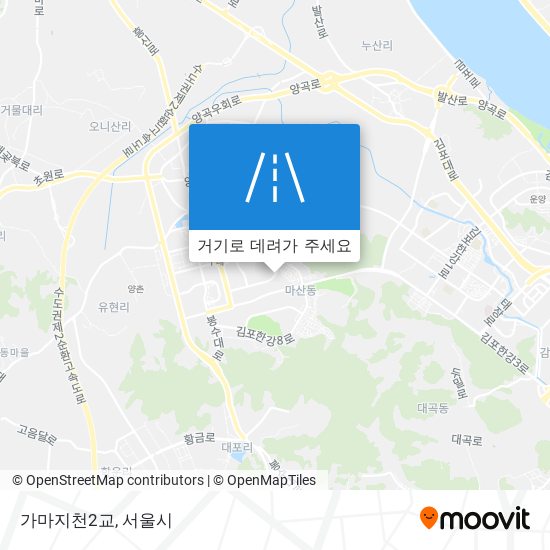 가마지천2교 지도