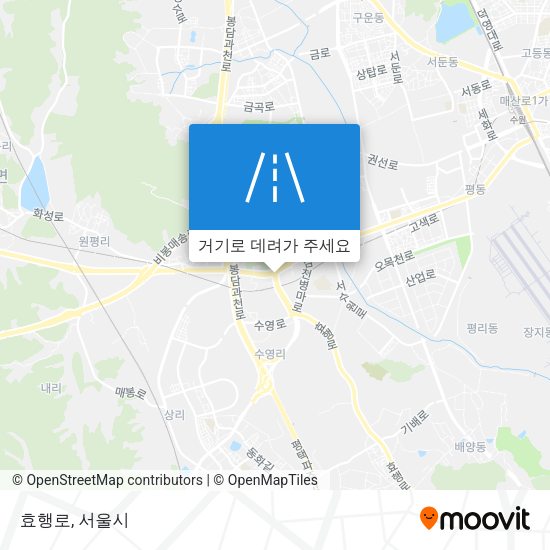 효행로 지도