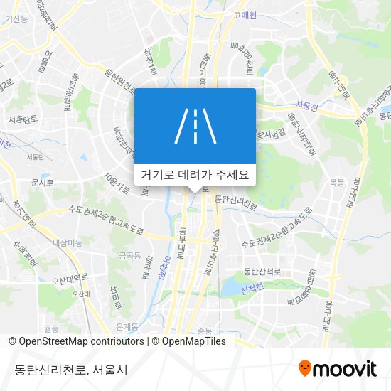 동탄신리천로 지도